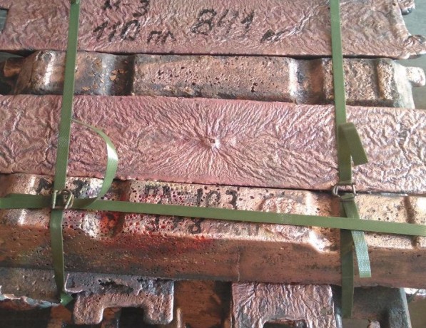 Чушка бронзовая литая БрА9Ж4 ГОСТ 614-97 фото