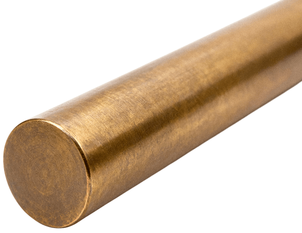 Круг бронзовый прессованный БрА10Мц2Л 9 мм ГОСТ 493-79 фото