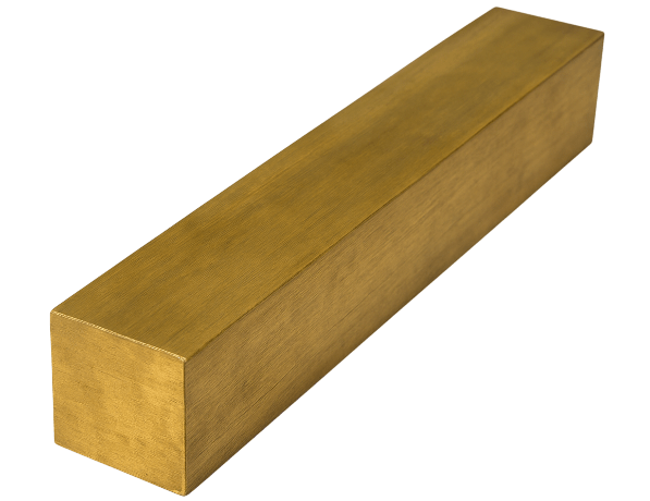 Квадрат латунный тянутый ЛС58-2 3,5х3,5 мм ГОСТ 2060-2006 фото