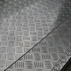 Лист нержавеющий рифленый г/к квинтет фото