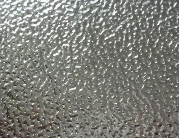 Лист нержавеющий рифленый г/к апельсиновая корка ЭИ878 2,5 мм фото