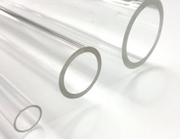 Оргстекло труба круглая прозрачная PLEXIGLAS 5х90х80х2000 мм фото