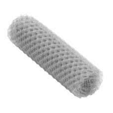 Сетка стальная рабица плетеная зеленая с ромбическими ячейками с полимерным покрытием в рулоне для забора фото