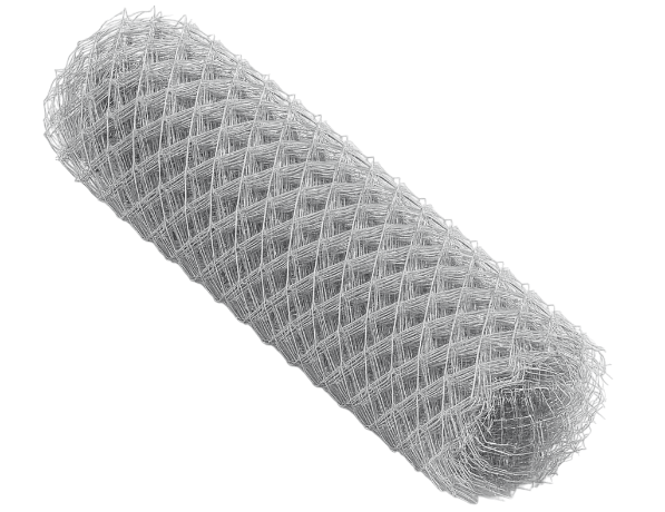 Сетка стальная рабица с ромбическими ячейками в рулоне Ст1кп 1,6х8х8 мм ТУ 14-178-287-95 фото