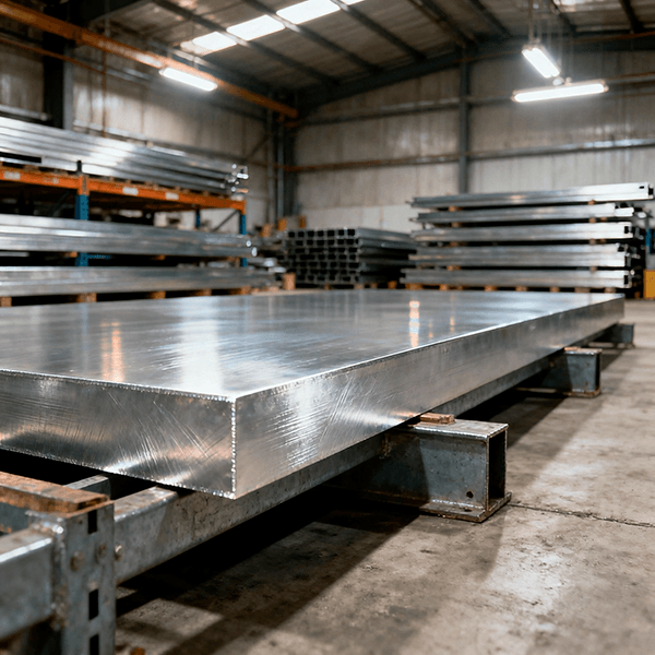 Алюминиевая плита на складе