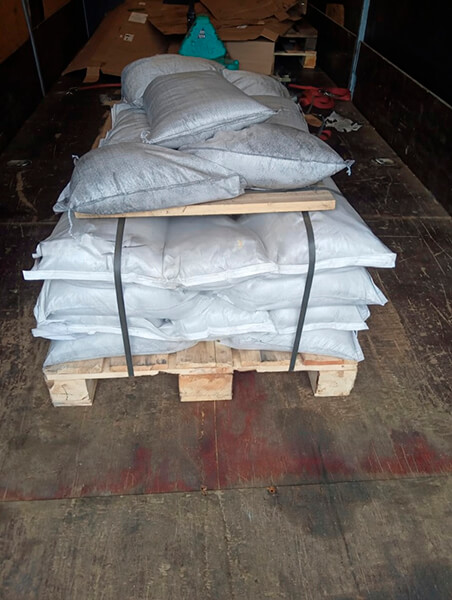 Дробь свинцовая в мешках